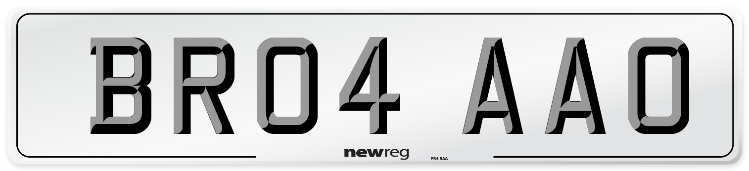 BR04 AAO Number Plate from New Reg